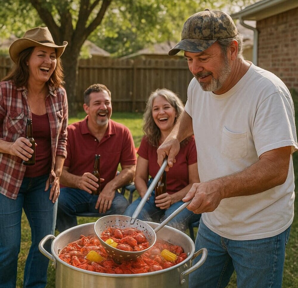Cajuns Boiling Crawfish